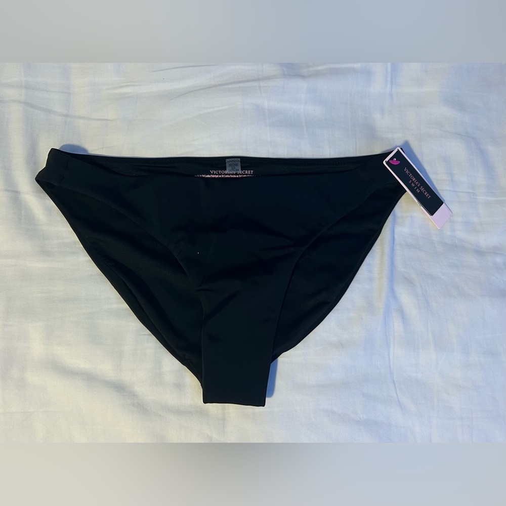 NWT Victorias Secret Small Black Bikini Bottom
